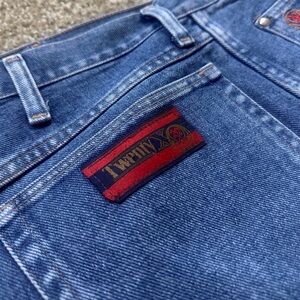 Y2K Wrangler 20X Men's Starched Work Jeans Sz 38x38 Dark Wash